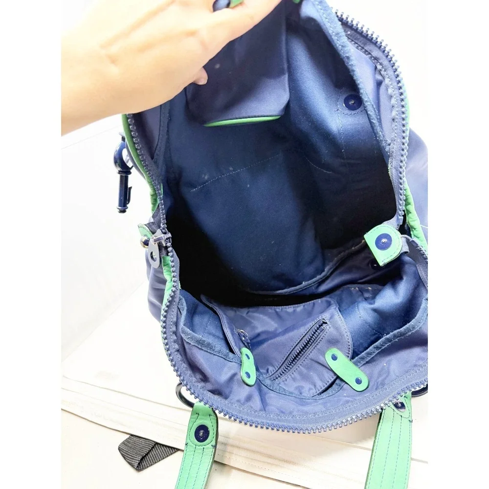 Juicy Girl Her Majesty Nylon Tote Handbag‎ Adventures of G&P Vintage Y2K Blue